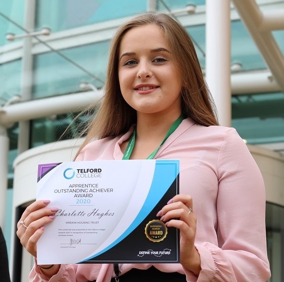 Charlotte Hughes Telford College Apprentice of the Year
